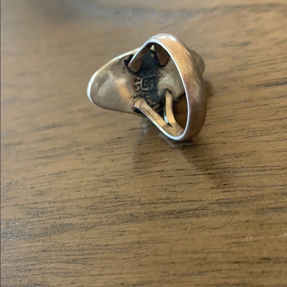 Malachite Nugget Inlay Ring - Picture 4 of 4